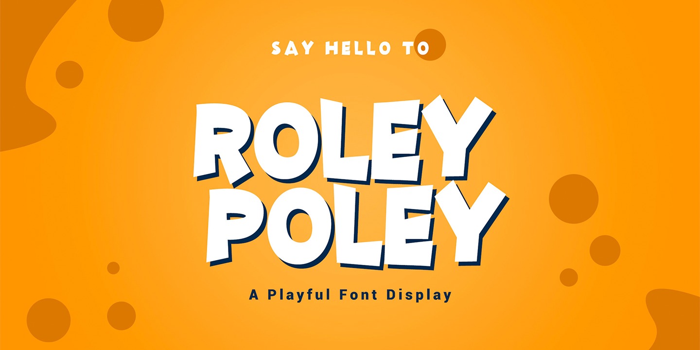 Schriftart Roley Poley